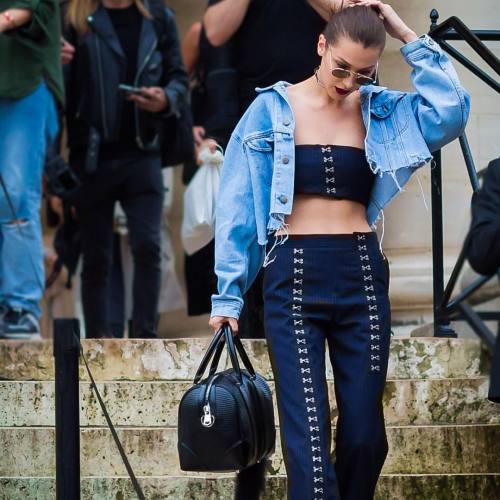 #New on #STYLEDUMONDE http://www.styledumonde.com with @bellahadid #BellaHadid at #paris #fashionwee