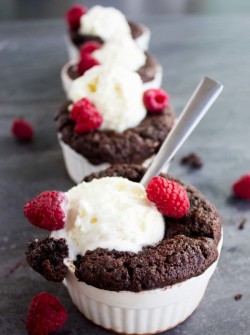 foodiepalooza:  Mini Chocolate Pudding Cakes