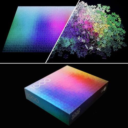 1000 pieces color gamut puzzle | Clemens Habicht http://buff.ly/1uYe6if #puzzle #graphic #design #co