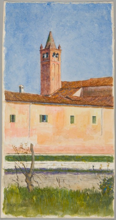 S. Maria Maggiore, Venice, Denman Waldo Ross, 19th-20th century, Harvard Art Museums: DrawingsHarvar
