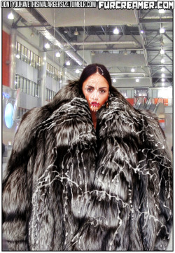 FCR Studios Collaboration: Silver Fox Mall Maul The studio received a note suggesting the furs we used were “too small” and offering a sample of something more “appropriate.” I called BS, because we had all our mega foxes custom made already,