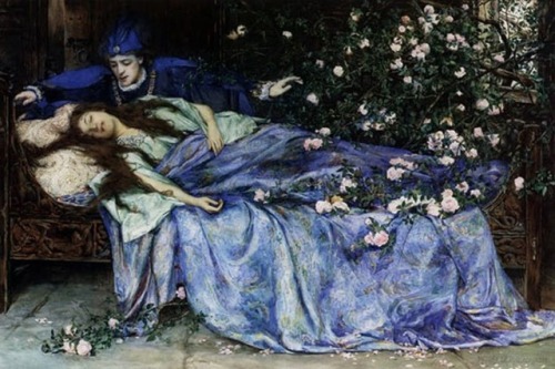 silenceformysoul:Henry Meynell Rheam - Sleeping Beauty, 1899