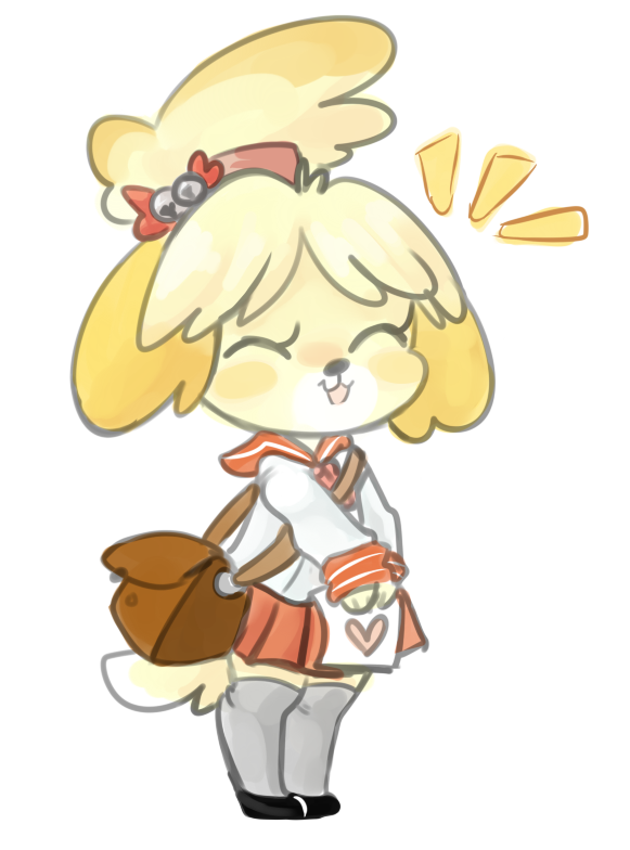 mageofalpaca:  I drew puppies in todays stream  cutie Isabelle &lt;3