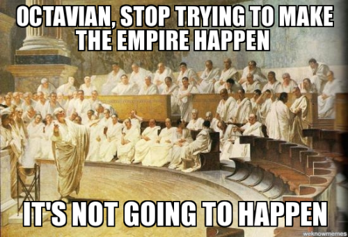 pandoracampbell: Signs you’re a classics nerd: you have a collection of Roman Memes so large T