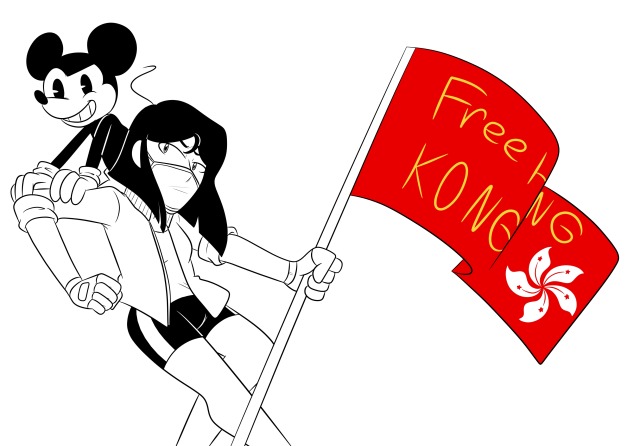 bunni-hopper:In support of Hong Kong, due to people trying to get the big mouse banned