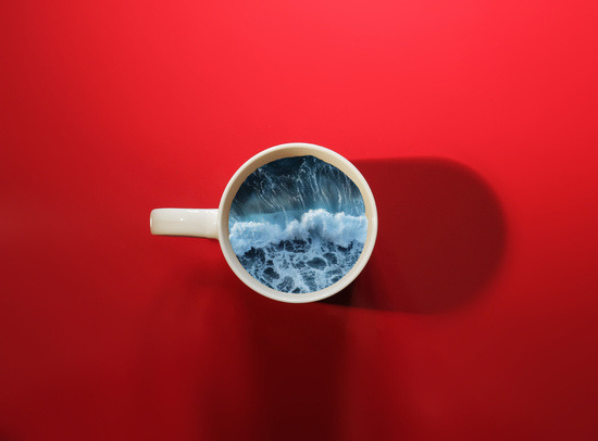 bestof-society6:   ART PRINTS BY WITCHORIA Seapression Mourning Morning. Surf’s