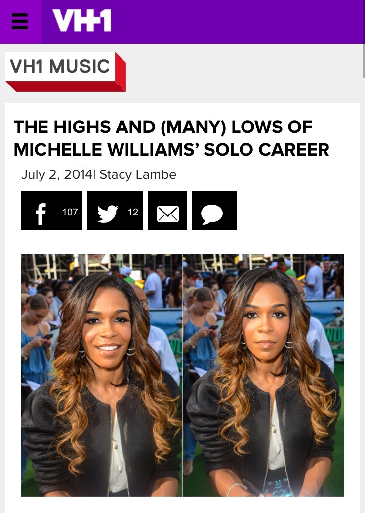 Poor Michelle — The time VH1 shaded her… #PoorMichelle