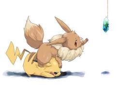 lucky-kun:  when you can … just use a electric rock and became a badass jolteon