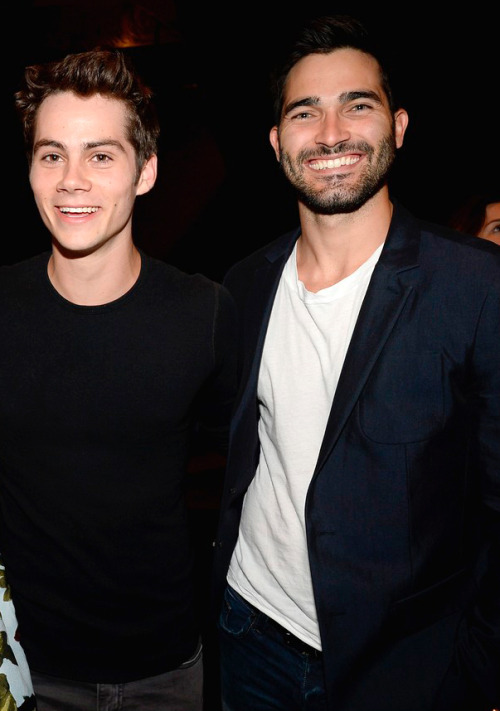 sinyhale:#gosh i can just /see/ this being stiles and derek at scott and allison’s engagement party 