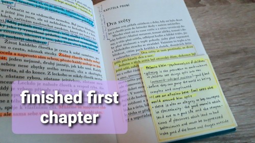 4. 10. 2020 - I Finished Reading The First Chapter Of Demian Yesterday. I Know, It Took Me A While :D