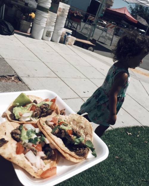 Farmers market, natural deodorant, #horchata & #streettacos #sundayvibes #buylocal #supportlocal