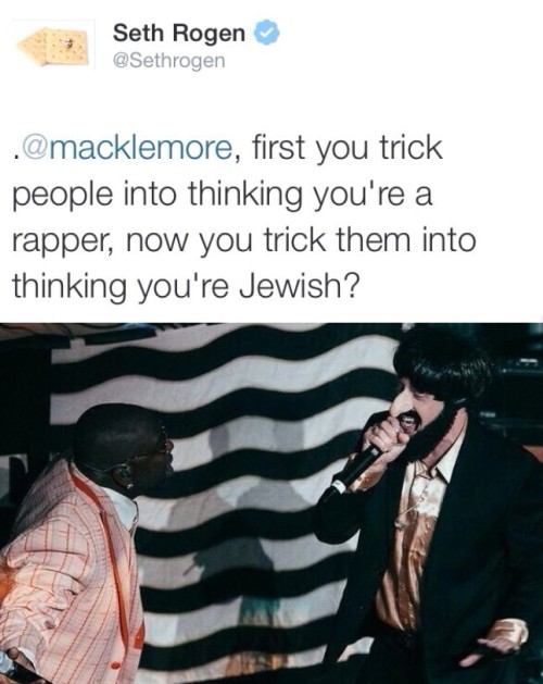 poeticallyflowing:  bitteroreo:  lilsuciia:  fullfrontaljewdity:  socialistexan:  The seething hatred for Macklemore is back full force again. Like, when I was originally feeling like this, people kept arguing his FANS were the problem and not him or