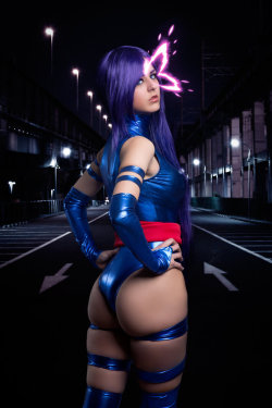 hotcosplaychicks: MORE PSYLOCKE!! by JubyHeadshot