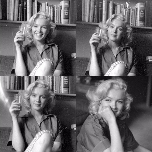 marilynmonroevideoarchives: Marilyn Monroe at home 1953. Taken by Milton Greene