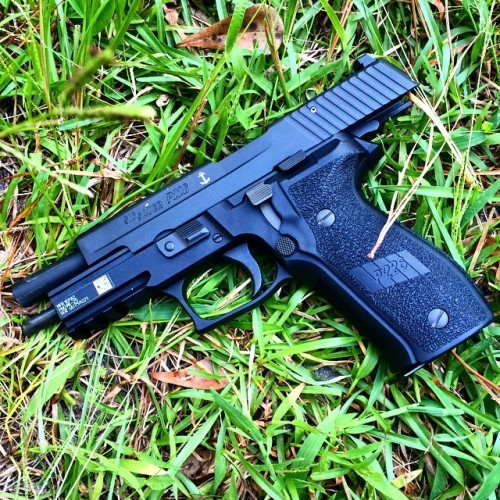 theaverageshooter:Just a Sig sitting pretty. The Sig Sauer MK-25 is pretty much the most enjoyable h