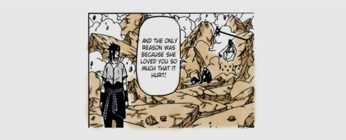 samidare-doten:  samidare-doten:Sasusaku Month 2015Day 1 - MatchmakerSakura,  really wanted to save you… and she did it.