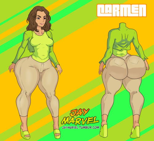 XXX jay-marvel:    Reference sheet for Carmen, photo
