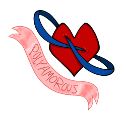 raygorartshit:  I’ve been feeling more accepting of my identities as being both Bisexual and Polyamorous, and I noticed I couldn’t find many good Polyamory icons/symbols/designs so I decided to try to design a few of my own. The butterfly is entirely