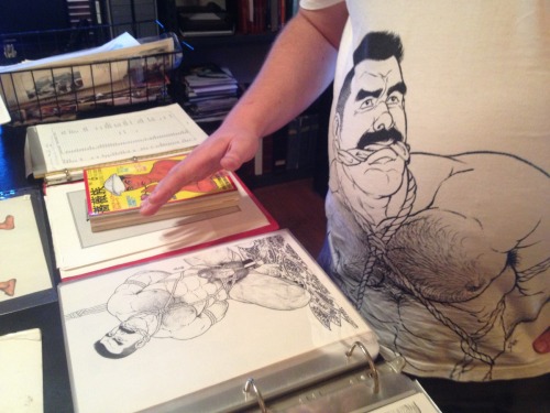 I had the honor and the privilege of exploring the archives at the Tom of Finland Foundation yesterd