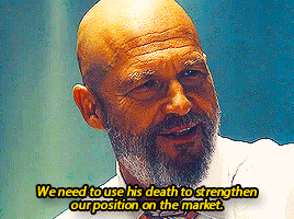 ittybittymanatee:spectralarchers:WHAT IF ▬ Obadiah Stane and Alexander Pierce had common interests i