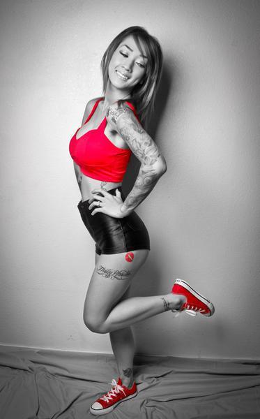Sexy tattoo vietnamese vixen, Kim Pham