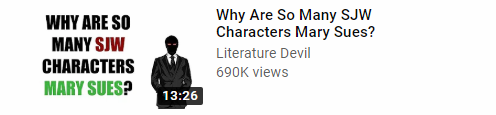 passionpeachy: passionpeachy:  passionpeachy:  Unless SOMEHOW this video isn’t just thinly veiled hatred towards women and non-white characters who are just as talented as their white cis male counterparts, I really wished Youtube would stop recommending