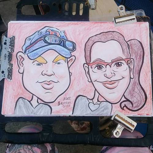 Porn photo Doing caricatures at Dairy Delight! Ice cream