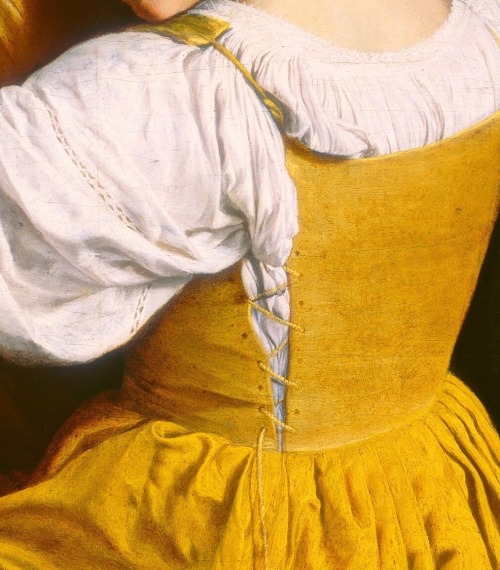 Orazio Gentileschi, The Lute Player (detail), c. 1612–1615. Oil on canvas, 100 × 74 cm. National Gal