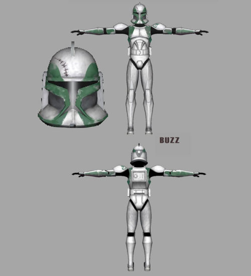 clonewarsarchives: The 41st Elite Corps under Jedi General Luminara Unduli:Commander Gree, first app