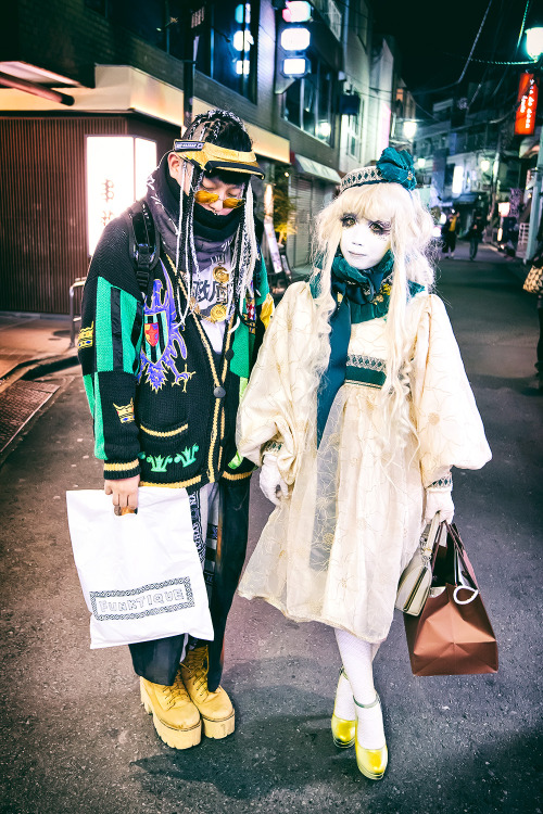 Shoshipoyo and Minori on the street in Harajuku after tonight&rsquo;s Funktique Tokyo 3rd annive