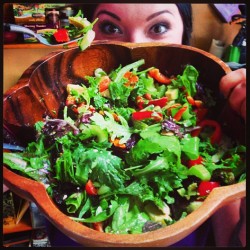 sequoiaemmanuelle:  Eat ya greens!!! #greensalad