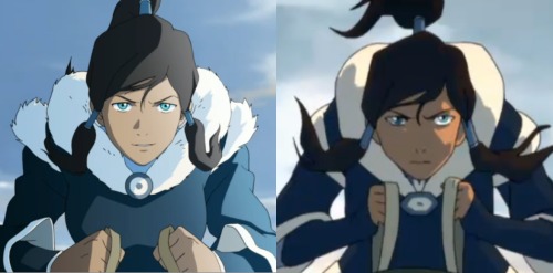 plethoraofkorra:  Legend of Korra- Book 1 vs. Book 2 Yeah and let’s pretend that there is nothing to complain about -________________________________________-  blame it on Studio Pierrot