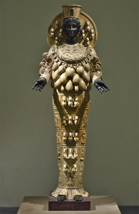 theancientwayoflife: ~ Artemis of Ephesus. Date: Second half of the 2nd century CE. Head, feet and h