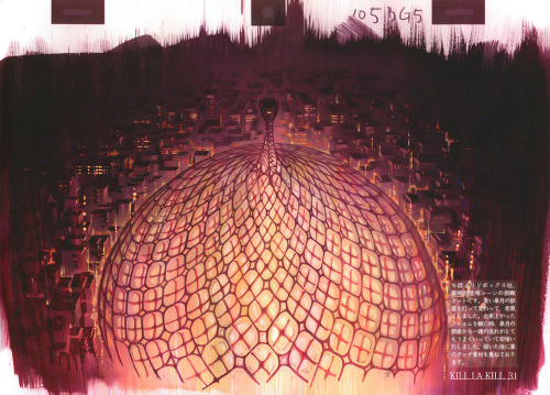 artbooksnat:  Kill la Kill (キルラキル)Ten strange and wonderful Kill la Kill backgrounds painted by artist Kaneko Yuuji (金子雄司), collected in the book Kaneko Yuuji Art Work Collection.