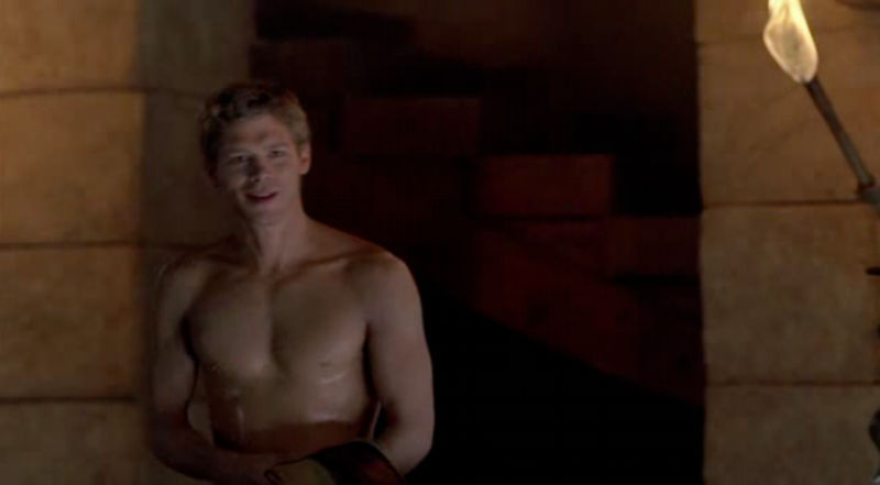 famousmennakeduk:Joseph Morgan naked showing his body an bum.