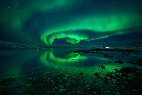 nubbsgalore:northern reflections. photos by raymond hoffmann in iceland. (more aurora borealis posts