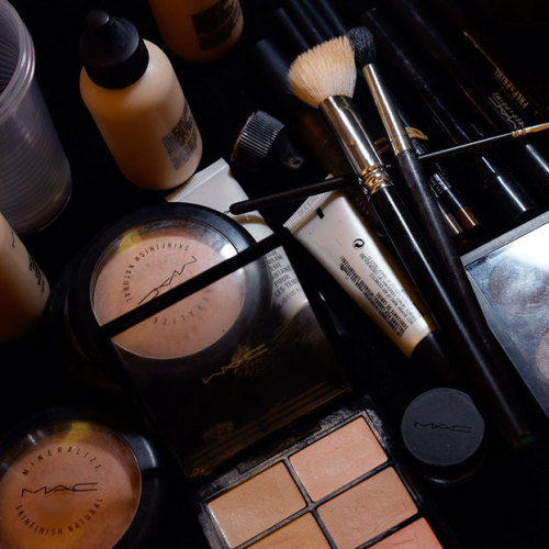 maccosmetics:  Backstage at Bouchra Jarrar, Paris Haute Couture