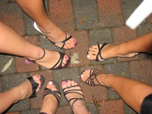 not shemales, but hot feet all around! The girl at the top wears a size 9…