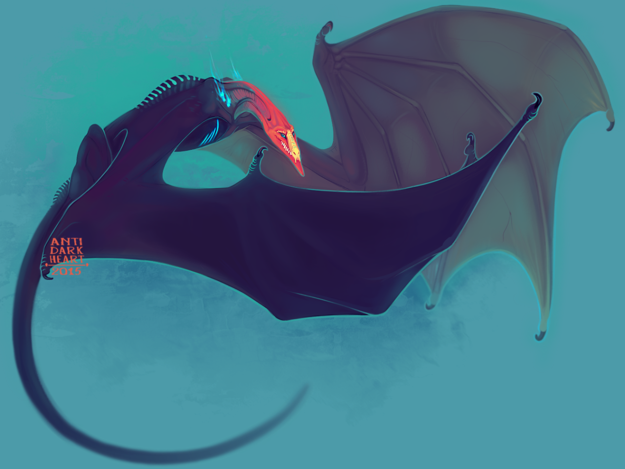 antidarkheart:  Mandarin dragon personal art~Wish to see more like this before I