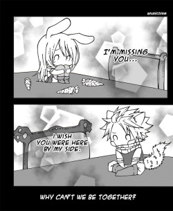 ayumichi-me:  NaLu Bunny x Fox AUI want to be with you. 