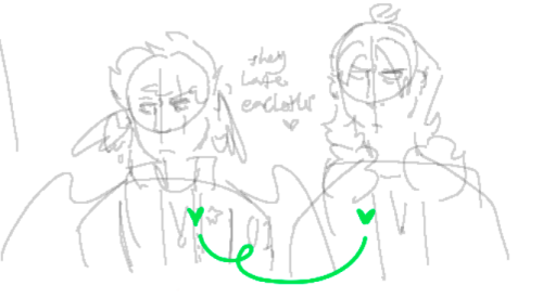 Messy OC Sketches. My Wretched Son And The In Law Who I Adore