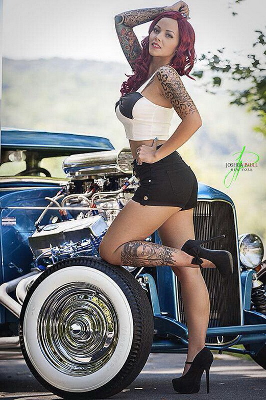 hotrod-girls:  Hotrod Pinup