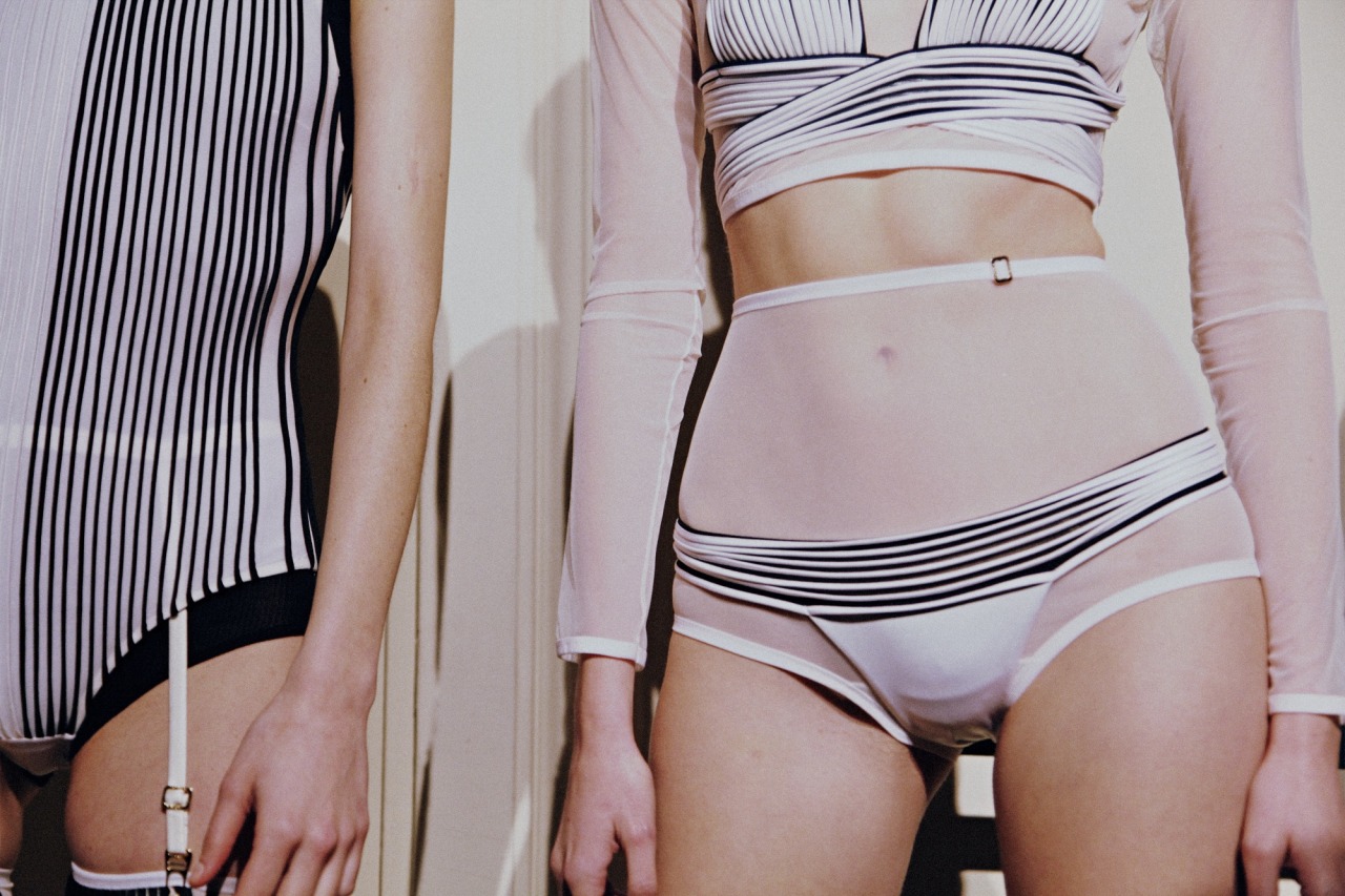 crfashionbook:Sportswear and lingerie at La Perla Atelier ‘15