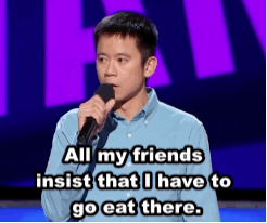 stand-up-comic-gifs:  I look around, there’s baby pictures of me everywhere. - Sheng Wang (x) 