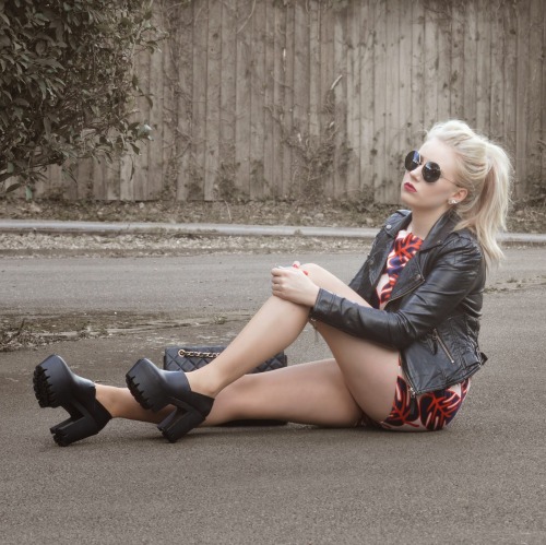 Fashionmylegs Style Picks :Submit Look Outfit: Biker jacket: Miss Selfridge - £52.00 Roun