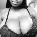 lastofthedinosaur:princejazziedad:Busty'Loose. BigTitty. Heavy Duty Mami..The RealChocolateBeckyy3