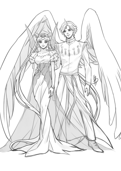 haloblabla:Royal family: Lady Serenity and Helios WIP