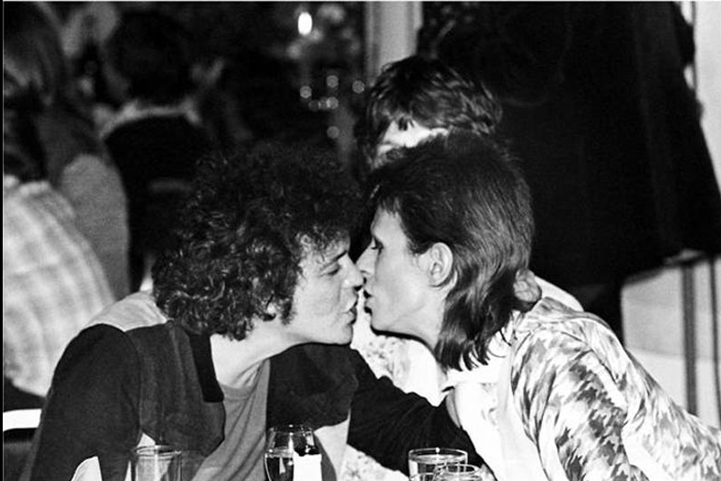 flameintobeing:  David Bowie and Lou Reed, 70’s