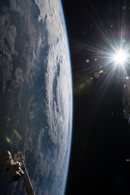 Images of Hurricane Florence Observed from the International Space Station