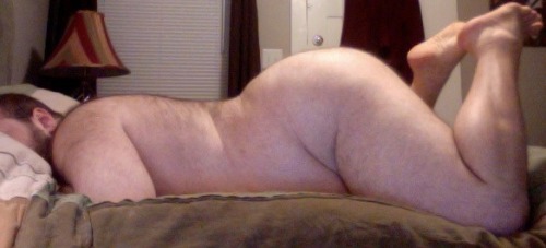 poo-cho:  thebearbelow:  chubbyarcpup:  I personally as a bottom love being in that position, hehe   Good man. He assumed the position with out even asking  I can repost this one, like every minute!!!!